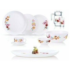 Столовый сервиз DIWALI FLORENTINA 46 пр. 6 перс. ОАЭ 68237 Luminarc