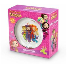 Набор детской стеклянной посуды ND PLAY Сказочный Патруль, Цветочки