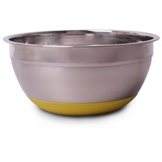 Миска Kamille Ø22*10см из нержавеющей стали с силиконовым дном