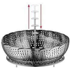 Дуршлаг-пароварка складывающаяся d-24 см KÜCHENPROFI Kuchenprofi
