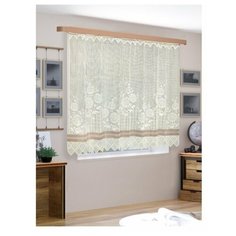 88846 Гардина 145*200 100% п/э,кремовый Racc Olto