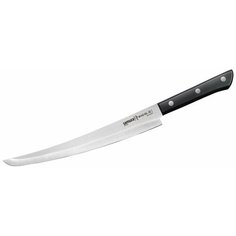 Нож кухонный слайсер Tanto 230мм Samura HARAKIRI SHR-0046BT/K