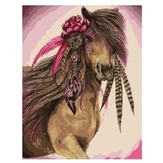 Картина по номерам RADUGA RDG-3177 Гламурная лошадь 40х50см
