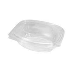 Контейнер PAPSTAR 1000мл Д205хШ168хВ76 мм с неразъемной крышкой овальный 50 шт