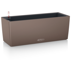 Кашпо настольное или подвесное LECHUZA Лечуза BALCONERA Color 50, с автополивом, с субстратом в комплекте, Ш50 Х Г19 Х В19 см., мускатное, 8 литров