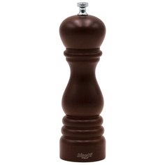 Мельница Bisetti 6151MST Серия ROMA для соли, из дерева, цвет "орех", 19 см