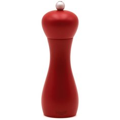 Мельница Bisetti 42533 Серия RIMINI для соли, цвет "бургундский" ,лакированная, 18 см