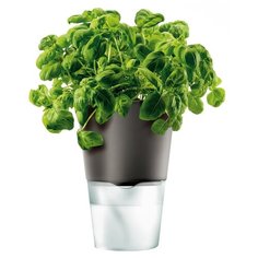 Горшок для растений с функцией самополива Ø11 см серый Eva Solo