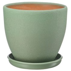 Керамический горшок "Шелк" 2,4л., Д172 Ш172 В160, мятный Engard