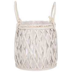 Кашпо из ивы , Д280 Ш280 В290, белый Вещицы