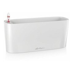 Кашпо DELTA 10, белый, с системой автополива и съемным горшком Lechuza