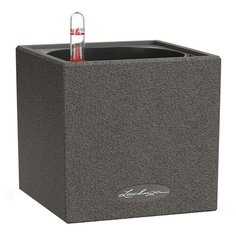 Кашпо Canto Stone 14, графит камень, с системой автополива Lechuza