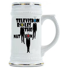 Пивная кружка Television rules , Телевизор управляет Drabs
