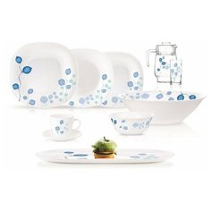 Столовый сервиз NEO CARINE MISTY BLUE 46пр. 6 перс. Luminarc