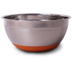 Миска Kamille Ø24*11см из нержавеющей стали с силиконовым дном