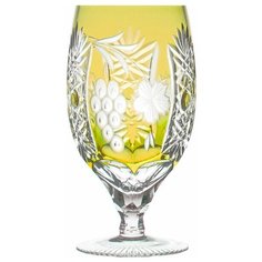 GRAPE Amber - Фужер для пива 450 мл, янтарный, Ajka Crystal