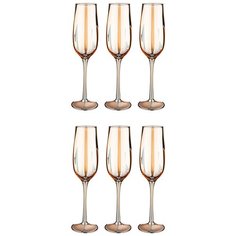 Набор фужеров из 6 шт мед.рифленка 180 мл Lefard (194-337)