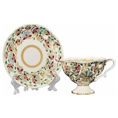 Сервиз чайный, ф.Наташа, рис.Розовые цветы 6/23 Императорский фарфоровый завод