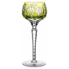 Фужер для вина 220 мл, светло-зеленый, GRAPE, Ajka Crystal