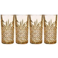 Набор стаканов из 4 шт timeless шампань 450 мл (484-708) Pasabahce