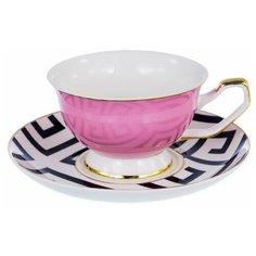 Чайный сервиз "ПАЛИТРА" 200 мл 8 предметов 4 персоны, розовый Balsford