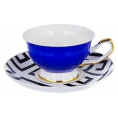 Чайный сервиз "ПАЛИТРА" 200 мл 8 предметов 4 персоны, синий Balsford