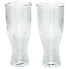 Набор стеклянных стаканов с двойными стенками 490 мл, 2 шт Olaff