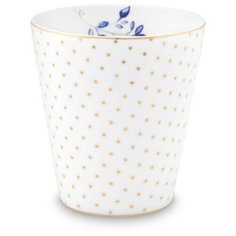 Набор из 2-х стаканов Pip Studio Ear Royal Dots White, 230 мл, 51.002.240
