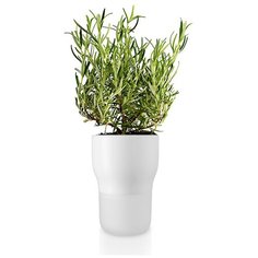 Горшок для растений с функцией самополива D11 см белый Eva Solo