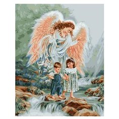 Картина по номерам Paintboy GX 4591 Ангел-хранитель 40x50см