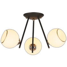 Люстра потолочная Reluce E27 08051-0.3-03 BK+FGD