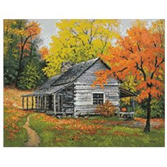 Гранни Набор алмазной вышивки Домик в лесу (Ag 331) 38х48 см