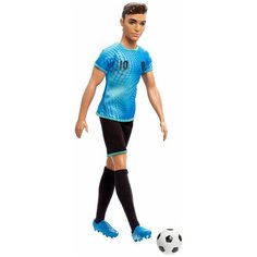 Кукла Barbie Кем быть? Футболист Кен, 29 см, FXP02