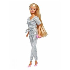 Интерактивная кукла Steffi Love Glam style Штеффи в блестящем комбинезоне, 29 см, 5733409311 Simba