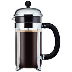 Френч-пресс Bodum Chambord 11734 (1 л) серебристый/черный