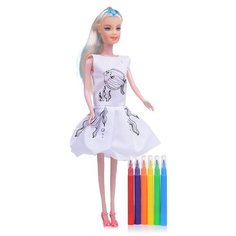 Кукла Oubaoloon с фломастерами, 28 см, 6609-G