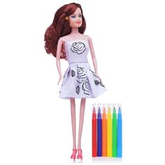 Кукла Oubaoloon с фломастерами, 28 см, 6609-F