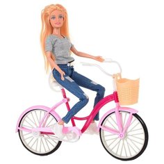 Кукла Defa Lucy Летние прогулки с велосипедом 29 см 8361