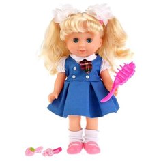 Интерактивная кукла Карапуз Школьница, 25 см, POLI-10-C-RU