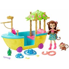 Набор Enchantimals Джунгли-лодка Мерит Мартыша, GFN58