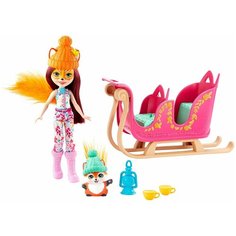 Игровой набор Enchantimals Рождественские сани, GJX31