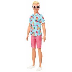 Кукла Barbie Игра с модой Кен Гавайи, 29 см, GHW68