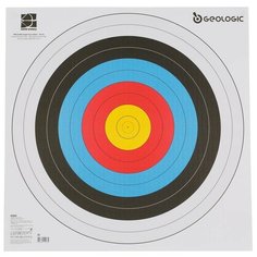 Бумажная мишень Decathlon GEOLOGIC 8542784 белый 5 штук