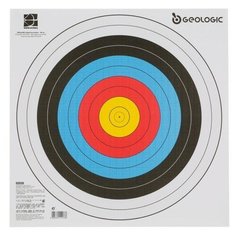 Бумажная мишень Decathlon GEOLOGIC 8542786 белый 5 штук