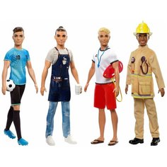 Кукла Barbie Кем быть? Кен, 29 см, FXP01