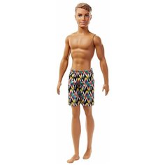 Кукла Barbie Кен на пляже, 29 см, FJF09
