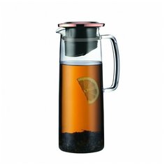 Кувшин для холодного чая с фильтром Bodum Biasca 1.2 л. с медной крышкой