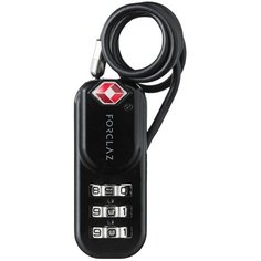 Кодовый замок со спиральным тросиком TRAVEL TSA FORCLAZ X Декатлон Decathlon