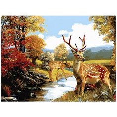 Горный Алтай Мозаика на подрамнике 30х40 30х40 Белоснежка 506-ST-S