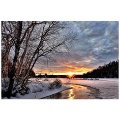 Алмазная мозаика ArtXobby АМ086, 40х60 см, квадратные стразы, полная выкладка